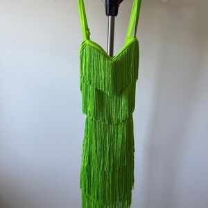 Weissman Green Fringe Costume
